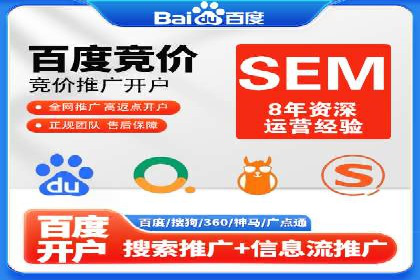 某行业sem代运营推广公司成功案例分析
